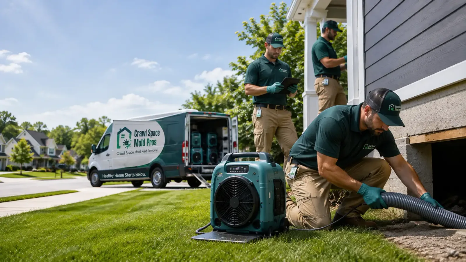 Crawl Space Mold Removal in Olmsted Falls, OH